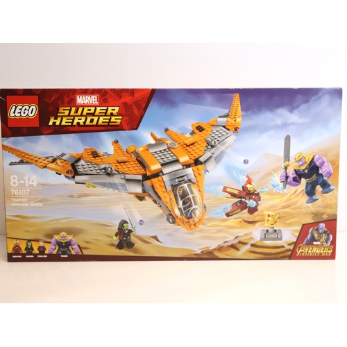 106 - LEGO - Marvel Super Heroes 76029 Iron Man vs Ultron + 76107 Thanos Ultimate Battle