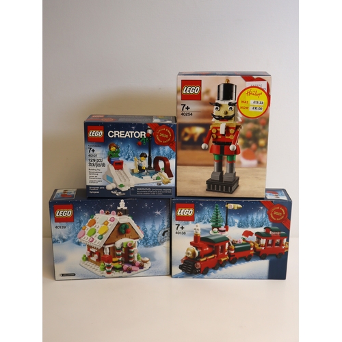 157 - LEGO - Limited Edition Christmas Sets including 40107, 40254, 40138, 40139