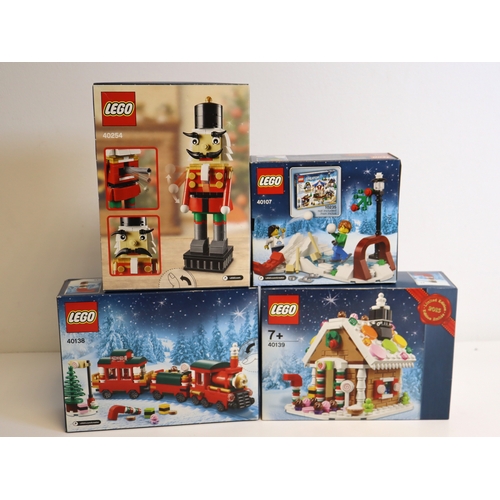 157 - LEGO - Limited Edition Christmas Sets including 40107, 40254, 40138, 40139