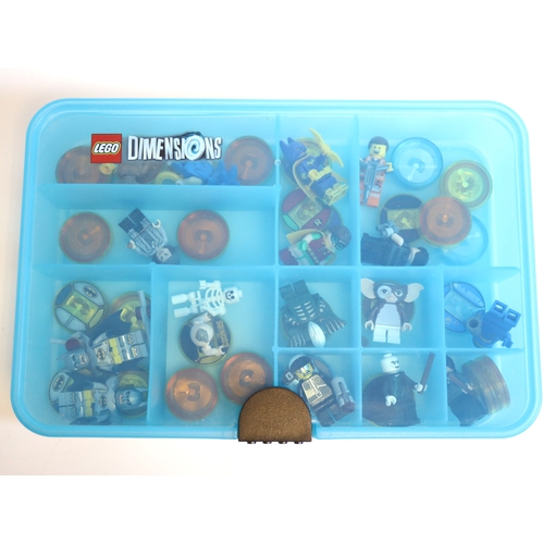 164 - Lego Dimensions Minifigures with bases including Batman, Sonic, Gremlins, Harry Potter etc