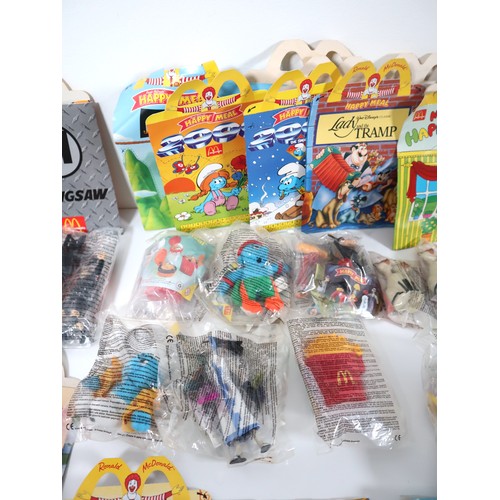 350 - Large collection of 1990's Sealed McDonalds Happy Meal Toys including original Happy Meal Boxes - Ac... 