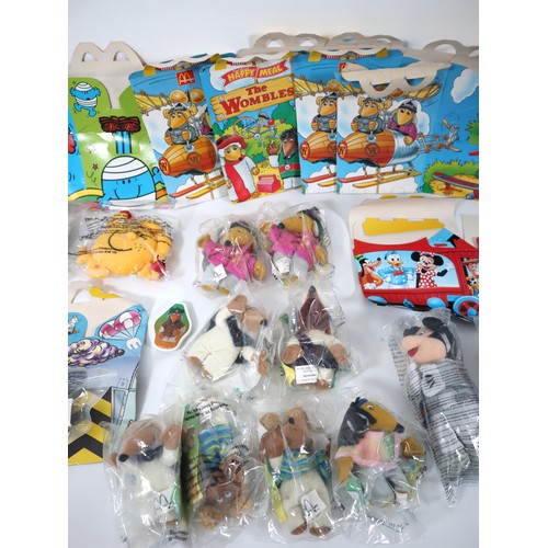 352 - Collection of 1990's Sealed McDonalds Happy Meal Toys including original Happy Meal Boxes - mr Men, ... 