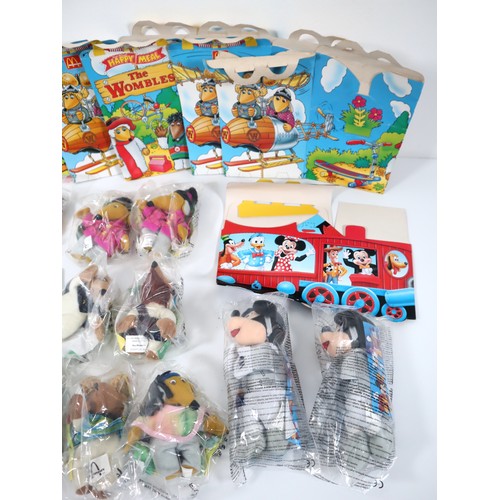 352 - Collection of 1990's Sealed McDonalds Happy Meal Toys including original Happy Meal Boxes - mr Men, ... 