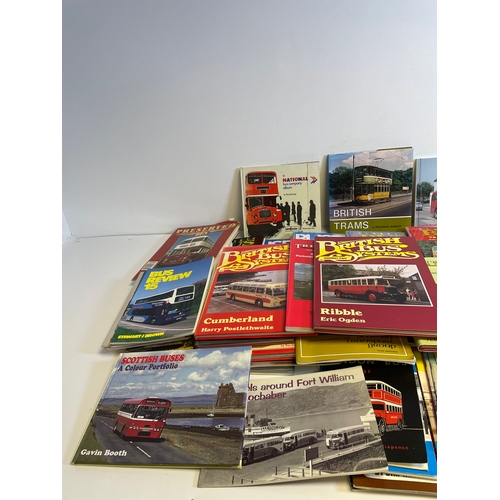 324 - A Large quantity of Bus related books