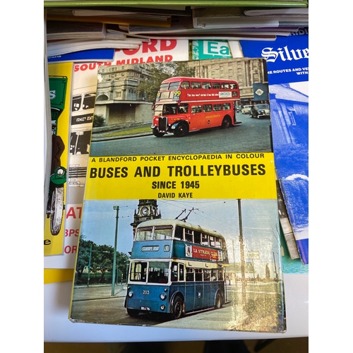 324 - A Large quantity of Bus related books