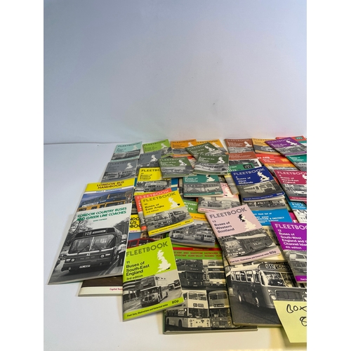 329 - A large collection of Various Bus Fleet books