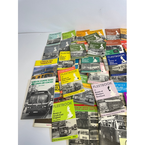 329 - A large collection of Various Bus Fleet books