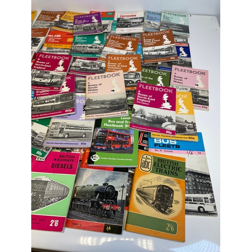 329 - A large collection of Various Bus Fleet books