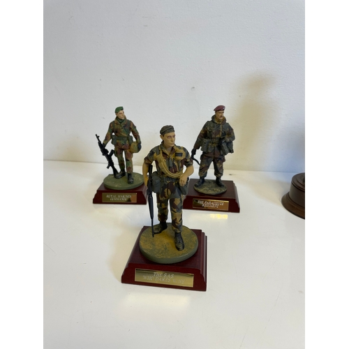 340 - A collection of Soldier ornaments