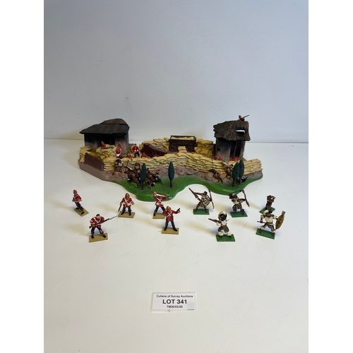 341 - Britains Zulu War - Rorke's Drift 1879 1:32 scale Limited edition collectors models 1031/2000 - boxe... 