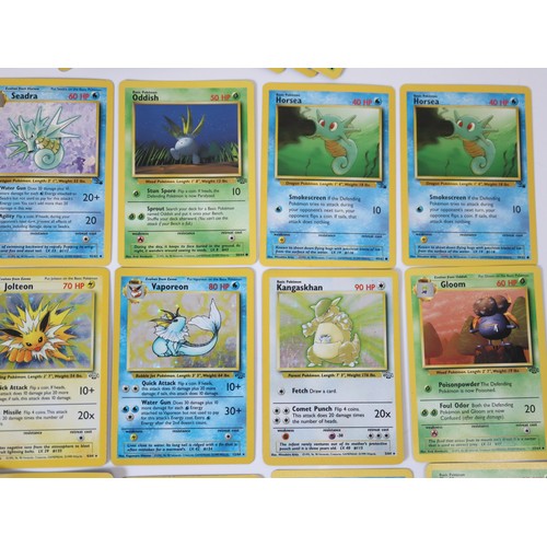 354 - Pokemon TCG - Collection of Jungle & Fossil Cards including Kangaskhan, Ditto, Mr Mime, Vaporeon, Jo... 