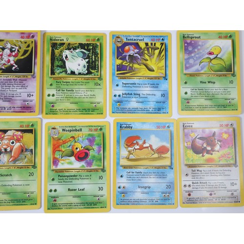 354 - Pokemon TCG - Collection of Jungle & Fossil Cards including Kangaskhan, Ditto, Mr Mime, Vaporeon, Jo... 