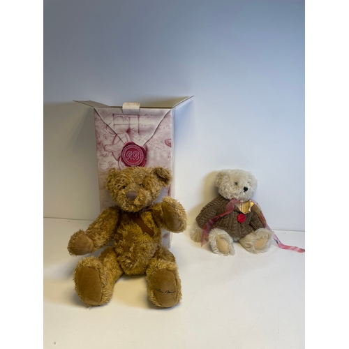 362 - Limited edition Hermann teddy bear and a Wellesley bear with Box