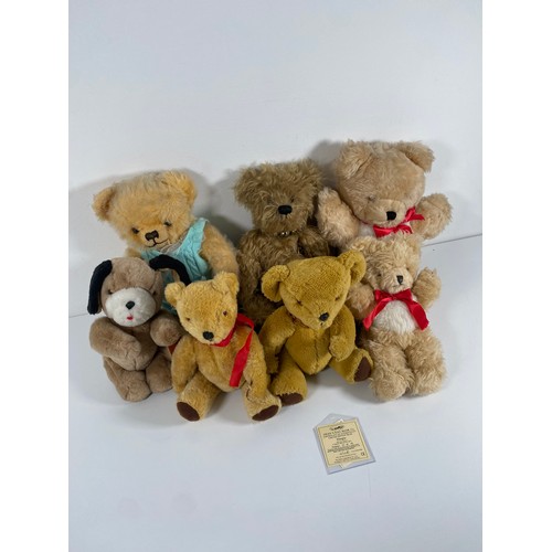 344 - A collection of Deans teddy bears