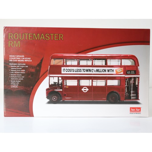 71 - Sun Star RM21-VLT 21 Routemaster 1:24 die-cast Model Boxed LE 1624/1999