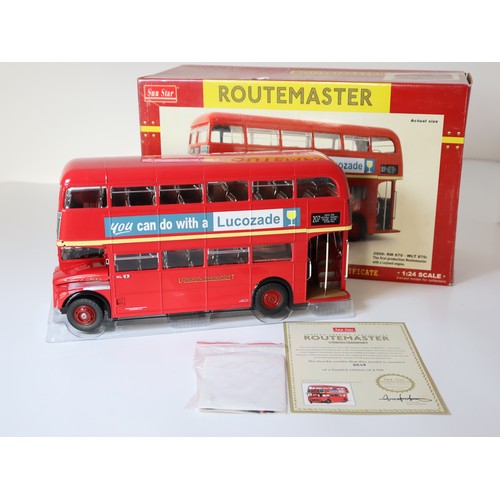 73 - Sun Star 1:24 Scale die-cast model Routemaster RM 870 - WLT 870 LE 48/4500