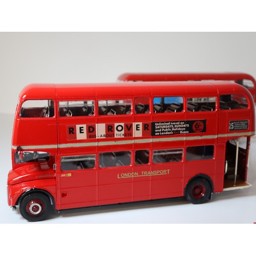 77 - 2 x Revel Kit Built Scale 1:24 Routemaster Bus No. 25 route & Route No 147