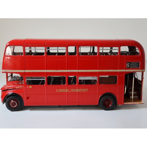 79 - 3 x Revel Kit Built Routemaster Scale 1:24 No. 101, No. 86 & No. 15 route