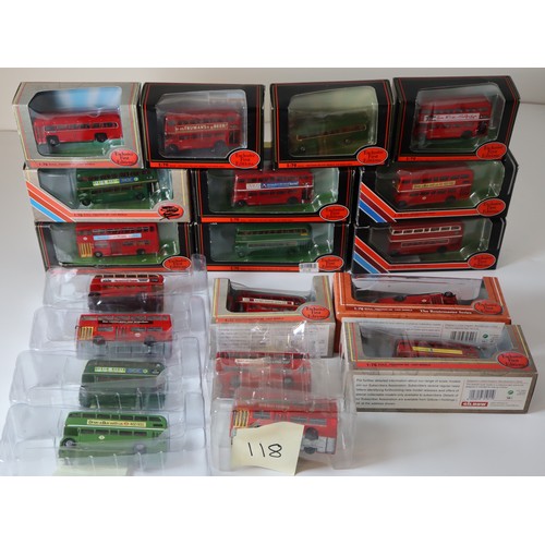 80 - A group of boxed and unboxed EFE & other 1:76 scale die-cast models - AEC routemaster RML/RCL TV\;22... 