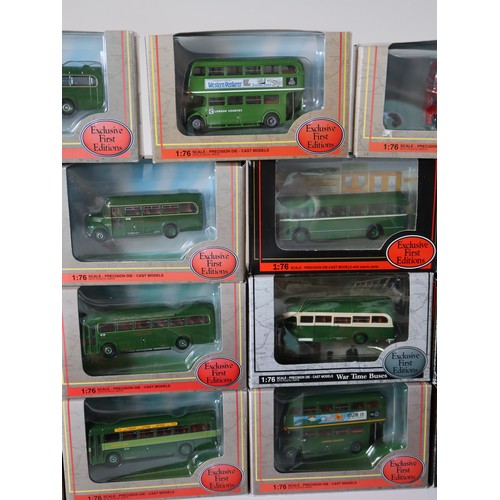 84 - A group of boxed and unboxed EFE & other 1:76 scale die-cast models including RM2110 route 8A Old Fo... 