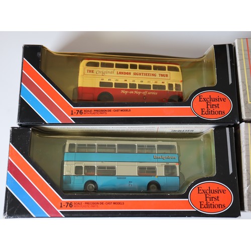 84 - A group of boxed and unboxed EFE & other 1:76 scale die-cast models including RM2110 route 8A Old Fo... 