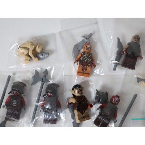 168 - Lego Minifigures - The Lord of the Rings / The Hobbit Goblins, Orcs & other characters including - U... 