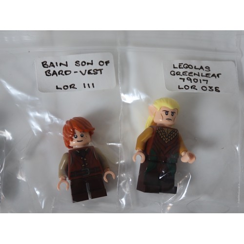 171 - LEGO Minifigures - The Lord of the Rings / The Hobbit - Gandalf Witch hat LOR001, Mordor Orc LOR065,... 