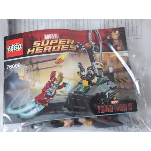 180 - LEGO - Marvel Super Heroes - 76038 Attack on Avengers Tower, 76077 Iron Man: Detroit Steel Strikes, ... 