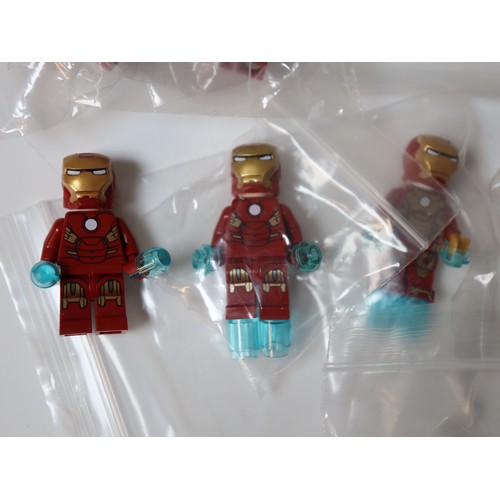 185 - LEGO Minifigures A group of Iron Man & Tony Stark Figures