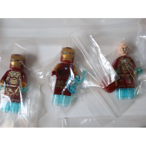 185 - LEGO Minifigures A group of Iron Man & Tony Stark Figures