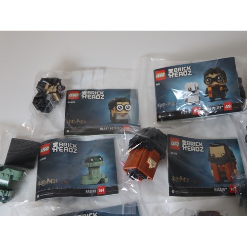 192 - LEGO Brick Headz Harry Potter / Fantastic Beasts including Ron Weasley, Hermione Granger, Snape, Lor... 