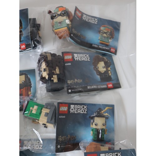 192 - LEGO Brick Headz Harry Potter / Fantastic Beasts including Ron Weasley, Hermione Granger, Snape, Lor... 