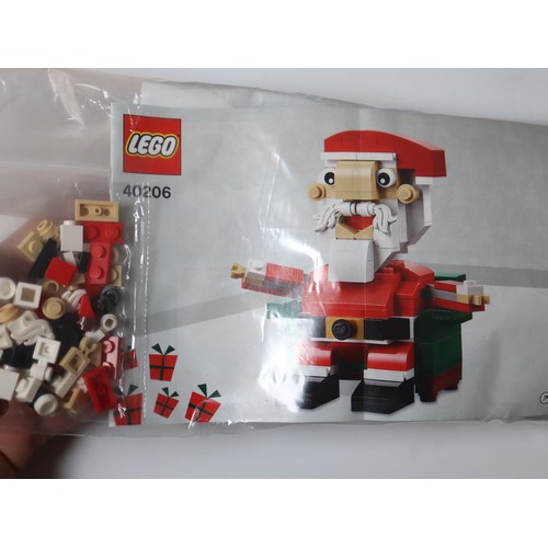 195 - LEGO A group of various pre built and sealed poly bag sets as shown