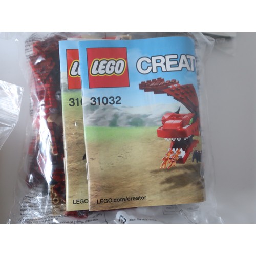 195 - LEGO A group of various pre built and sealed poly bag sets as shown