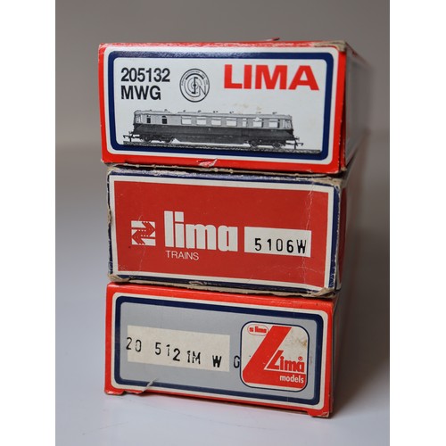 203 - Lima Models 205132 MWG Locomotive GWR No 22, 5106W Diesel Engine , 205121MWG Diesel Loco - boxed