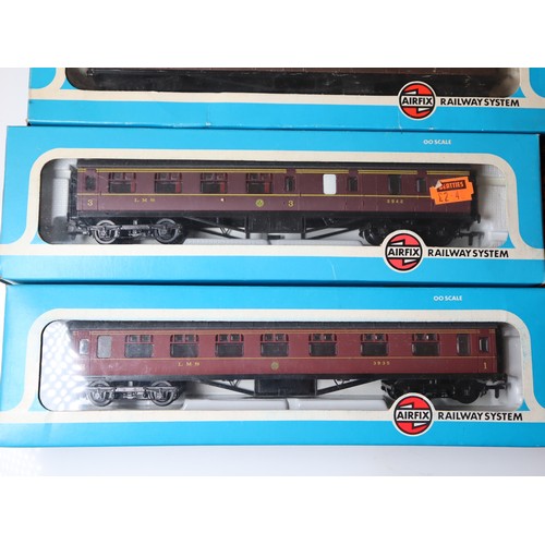 213 - Airfix Railway System 00 Gauge a group of various coaches, wagons and vans