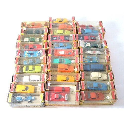 240 - A collection of 31 1970's Norev Plastic 1:43 Scale Model Cars / Racing Cars in original boxes includ... 