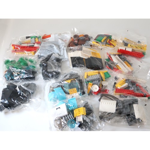 259 - LEGO - Various New Sealed Poly Bags containing various bricks, connectors, animals, sharks, base pla... 