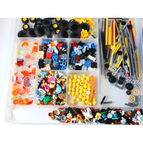 260 - LEGO - Large collection of new sealed ploy bags with various bricks and minifigures, storage contain... 