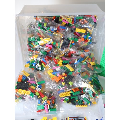 260 - LEGO - Large collection of new sealed ploy bags with various bricks and minifigures, storage contain... 