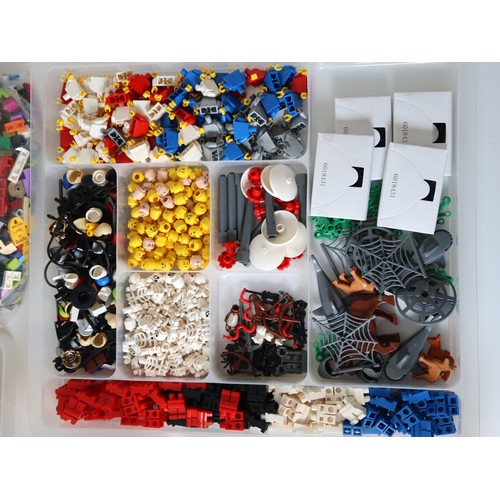 261 - LEGO - Various Bricks & Minifigures including animals, accessories and green base plate