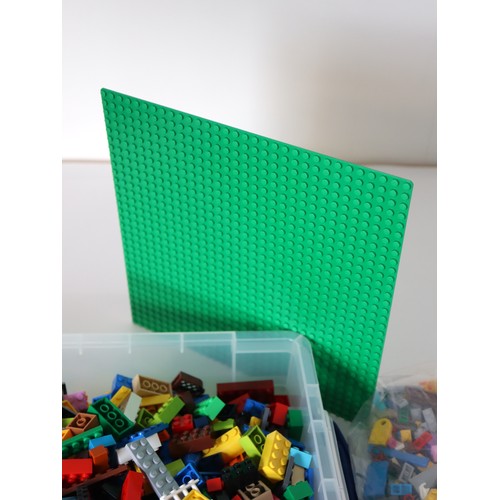 261 - LEGO - Various Bricks & Minifigures including animals, accessories and green base plate