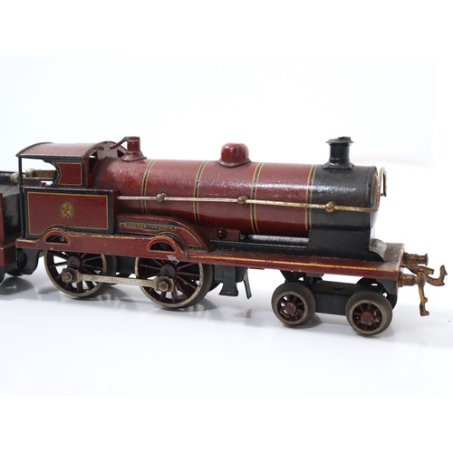 270 - Bing For Bassett-Lowke O Gauge 4-4-0 George The Fifth LMS 5320 Locomotive With six wheeled tender