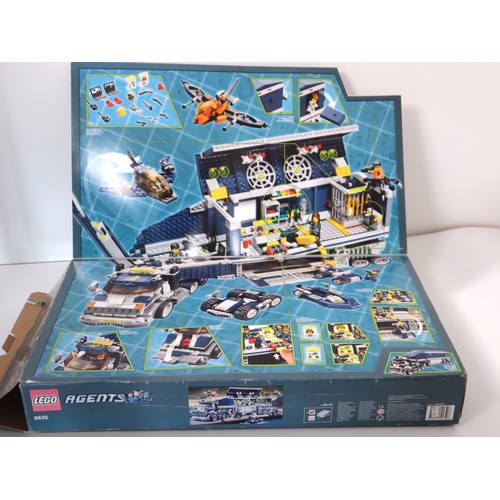 285 - LEGO - 8635 Agents: Mobile Command Center - Boxed part built bags 4-7 still sealed