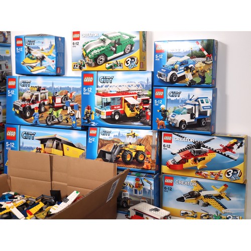 286 - Large collection of Lego City / Creator / Space & Ninjago Sets - Boxed / Pre built