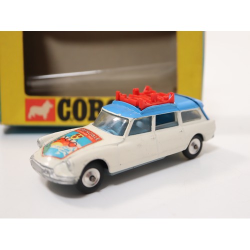 292 - Corgi Toys 302 Hillman Hunter + 499 Citroen Safari 1968 Winter Olympics