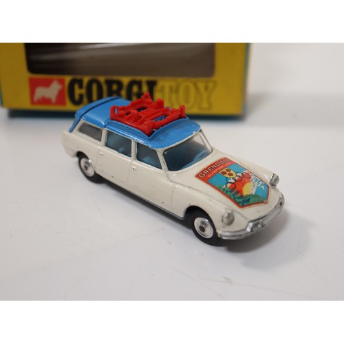 292 - Corgi Toys 302 Hillman Hunter + 499 Citroen Safari 1968 Winter Olympics