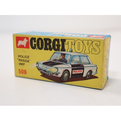 293 - Corgi Toys 486 Kennel Service Wagon + 506 Police 