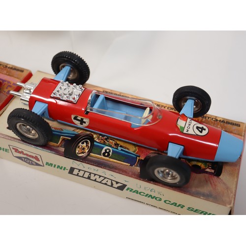 297 - Vintage Boxed Diecast Tri-ang Cars Mini Hi Way Racing Car Series includes Monza, Le Mans, Daytona, N... 