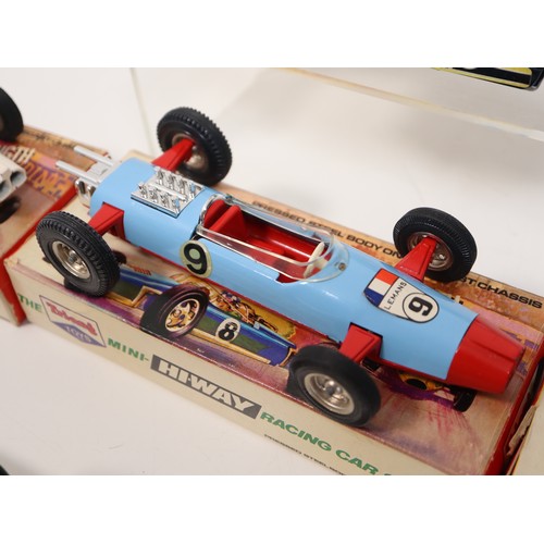 297 - Vintage Boxed Diecast Tri-ang Cars Mini Hi Way Racing Car Series includes Monza, Le Mans, Daytona, N... 